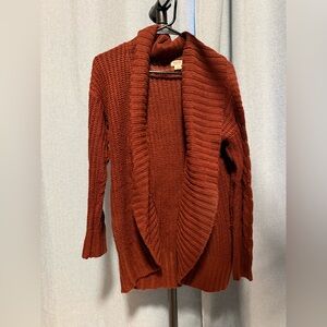Mossimo Supply Co. Rich Rust Cardigan